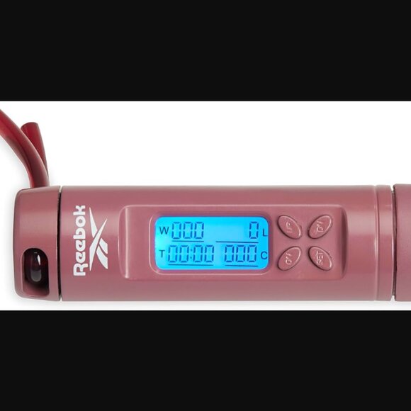 ❣️2/$36 Reebok Smart Jump Rope Ropeless Option Counter Tracker Retail $40.00 - Picture 7 of 9